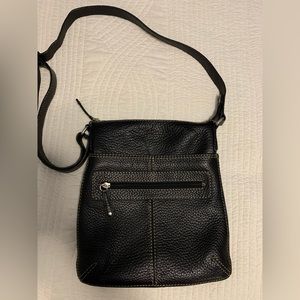 Fossil black leather purse